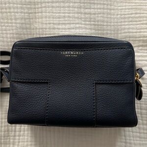 Tory Burch Navy Leather Crossbody Bag